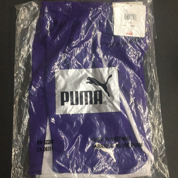 New Puma Speed Shorts Youth Medium Purple - Picture 3 of 5